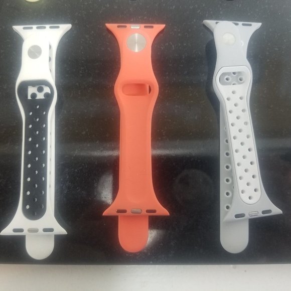 Apple Compatible Watch Bands| Silicone| Multiple Colors| M/L Size - Picture 2 of 5